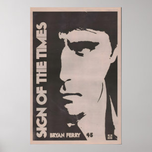 Affiche BRIAN FERRY - 1978 org. NME - Sign of the