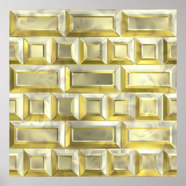 Affiche Brick en or (Devant)