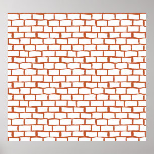 Affiche Brick vintage : Détail Arrière - plan texturé.