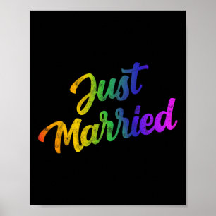 Affiche Bride Groom Lgbtq Bachelor Mariage Tee - Hommes