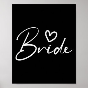 Affiche Bride Squad Bachelorette Party Bridesmaid Crew Bri