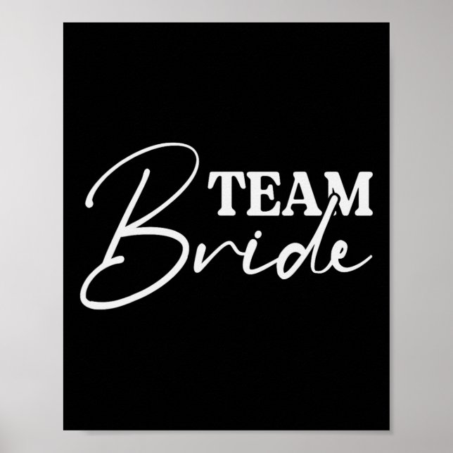 Affiche Bride Squad Bachelorette Party Bridesmaid Crew Bri (Devant)
