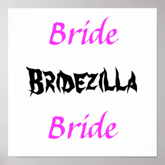 Affiche Bridezilla Bride