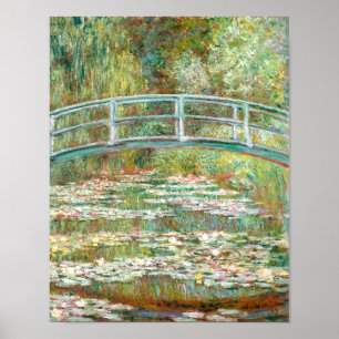 Affiche Bridge over a Pond of Water Lilies by Claude Monet