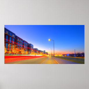 Affiche Bridge Park pendant Noël, Dublin, Ohio