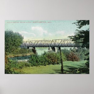 Affiche Bridge Street Vue sur le pont Hadley