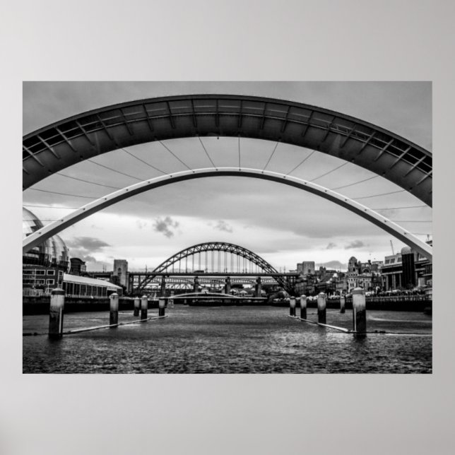 Affiche Bridges, Newcastle upon Tyne Imprimer/Poster (Devant)