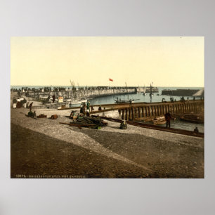 Affiche Bridlington Harbour II, Yorkshire, Angleterre