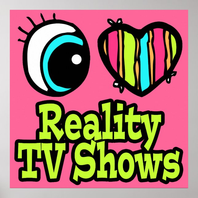 Affiche Bright Eye Heart I Love Reality Émissions TV (Devant)