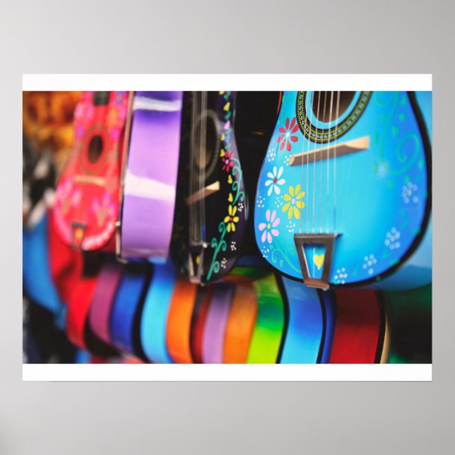 Affiche Bright Festive Musical Guitares (Devant)