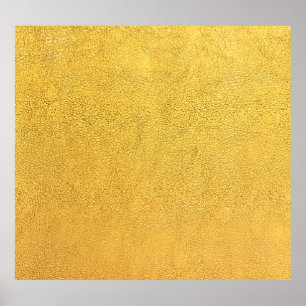 Affiche Bright Gold Leather : Arrière - plan texturé