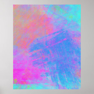 Affiche Bright Multicolor Splashes