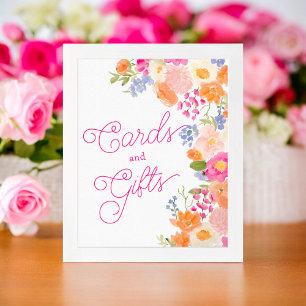 Affiche Bright Summer chic fleur sauvage fleuri signe nupt