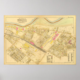 Affiche Brighton, Massachusettes 2