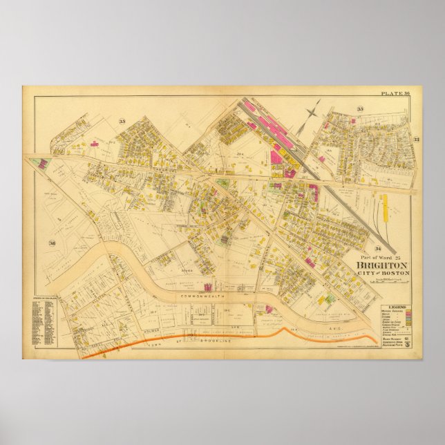 Affiche Brighton, Massachusettes 5 (Devant)