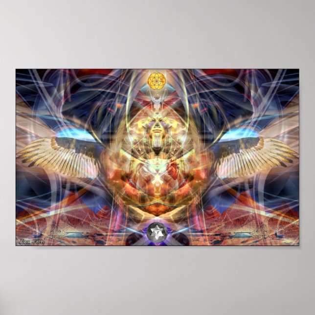 Affiche brillante de 11" x 8,5" de "Dreams of Egyp (Devant)