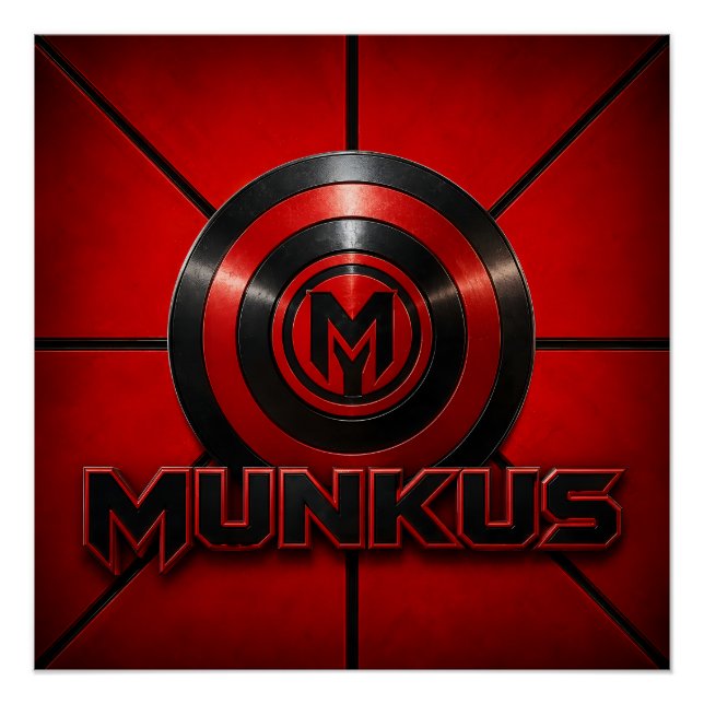 affiche brillante de Munkus/affiche de la ligue de (Devant)