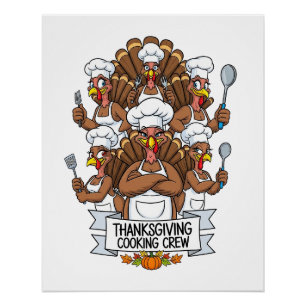 Affiche brillante de Thanksgiving
