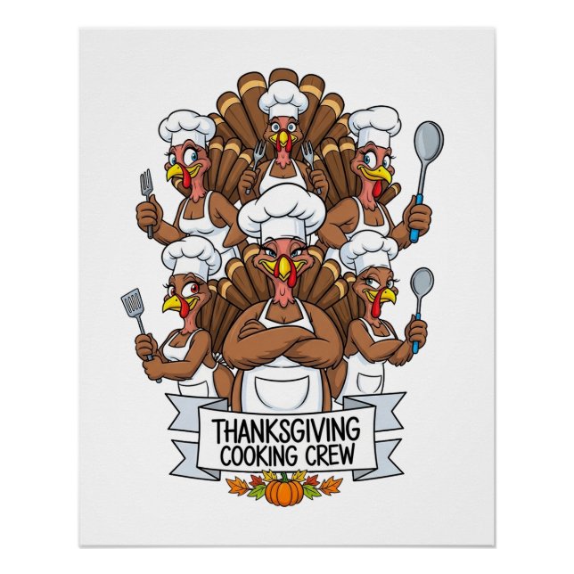 Affiche brillante de Thanksgiving (Devant)