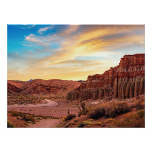 Affiche brillante Desert Canyon   Décoration du Su