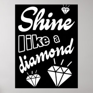 Affiche Brille comme un diamant