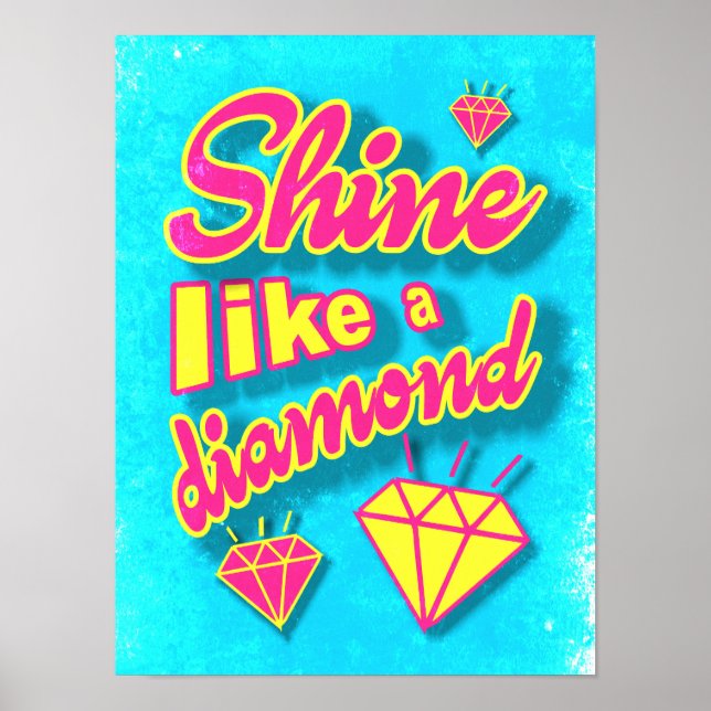 Affiche Brillez comme un diamant  (Devant)
