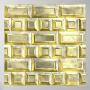 Affiche Brique d'or