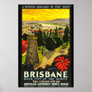 Affiche Brisbane Australia Tourism