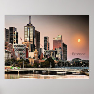 Affiche Brisbane, Australie