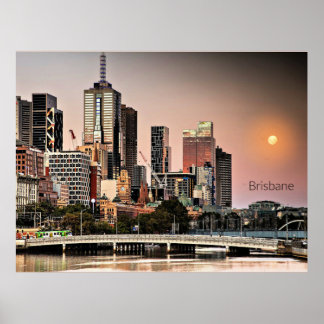 Affiche Brisbane, Australie