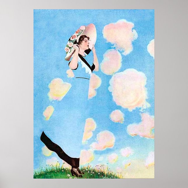 Affiche Brises d'été par C Coles Phillips (Devant)