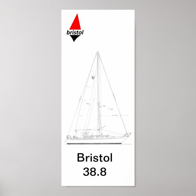 Affiche Bristol 38,8 Sloop (Devant)