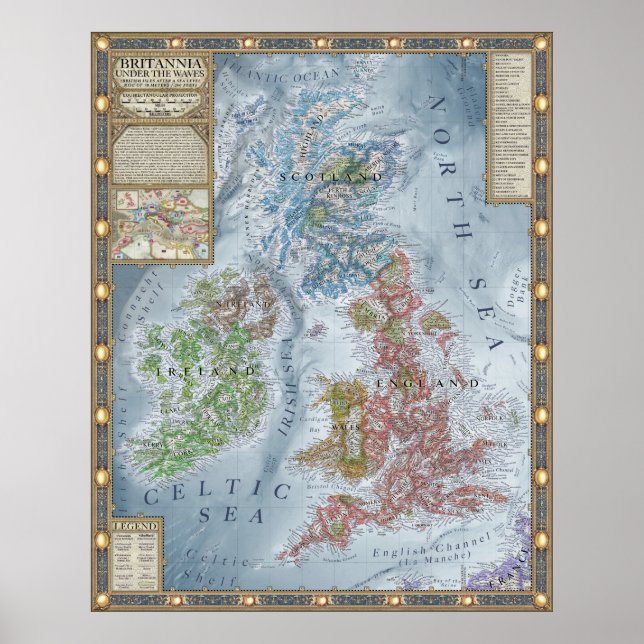 Affiche Britannia sous les vagues (Devant)