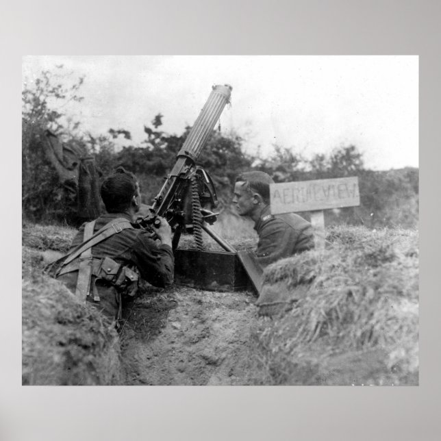 Affiche British AA Gun (Devant)