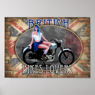 Affiche british bike lovers