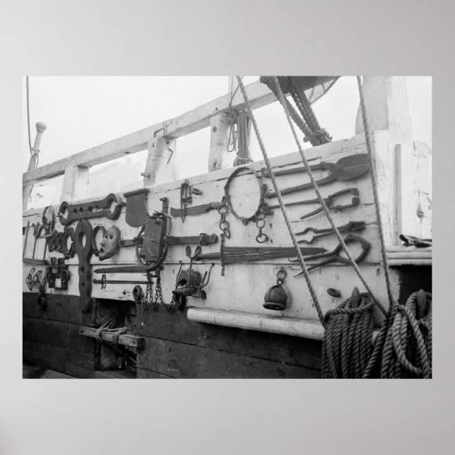 Affiche British Convict Ship, années 1910 (Devant)