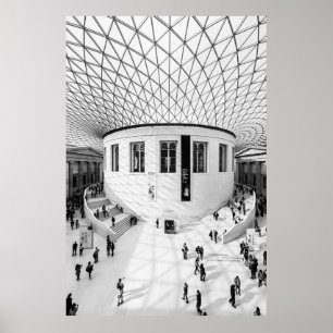 AFFICHE BRITISH MUSEUM, LONDRES, R-U
