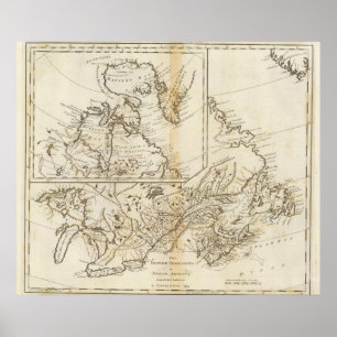 Affiche British Possessions en Amérique du Nord 2