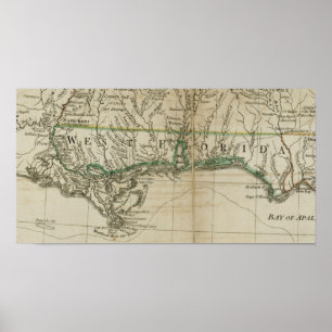 Affiche British West Florida