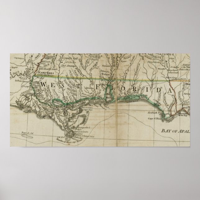 Affiche British West Florida (Devant)