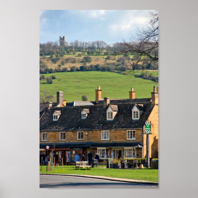 Affiche Broadway Cotswolds Worcestershire Angleterre (Devant)