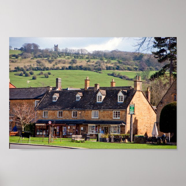 Affiche Broadway Cotswolds Worcestershire Angleterre (Devant)