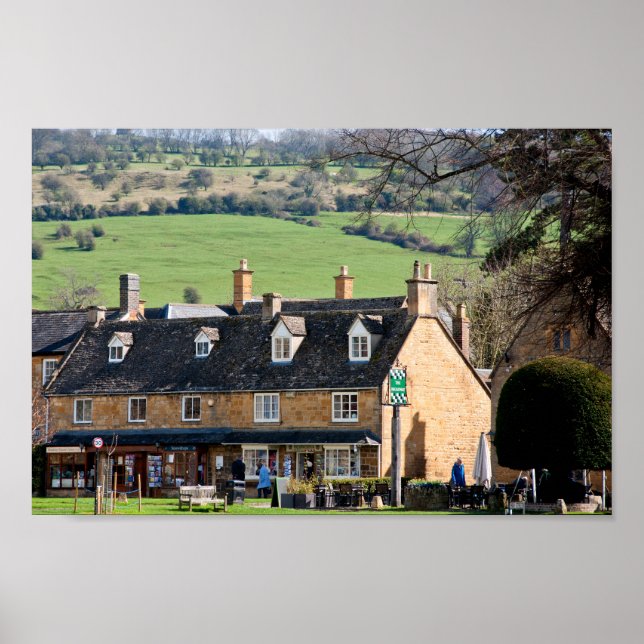 Affiche Broadway Cotswolds Worcestershire Angleterre (Devant)