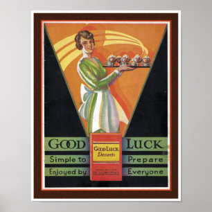 Affiche BROCHURE DE CUISINE ART RECYCLÉE vintage des année