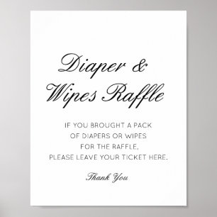 Affiche Brochure modifiable et linges Raffle Signal imprim