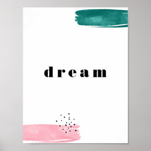 Affiche Brochures Abstraites modernes Typographie modifiab