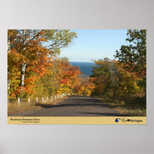 Affiche Brockway Mountain Drive - Copper Harbour, Michigan