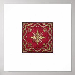 Affiche Broderie cachemirie