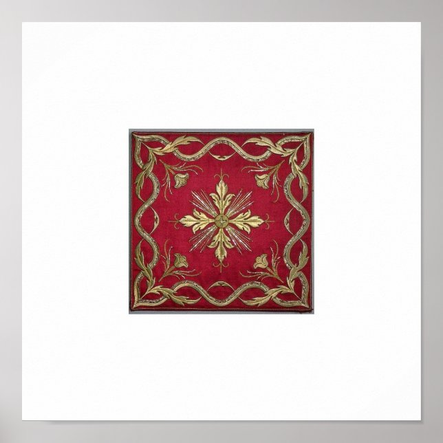 Affiche Broderie cachemirie (Devant)