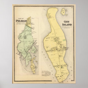 Affiche Bronx Westchester Comté de New York